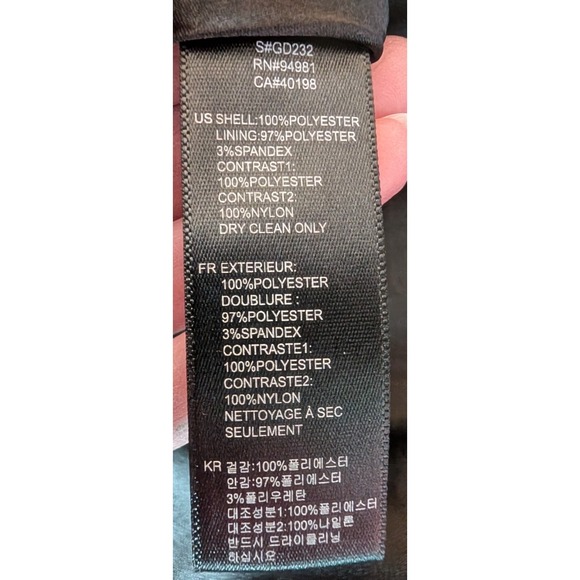 Y2K Forever 21 Dark Fairy Gothic Glam Indie Tulle Satin Bow Mini Dress Large - Picture 7 of 10